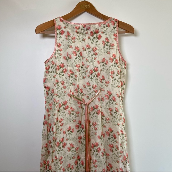 Vintage April Cornell Cotton Floral Dress - Picture 5 of 8